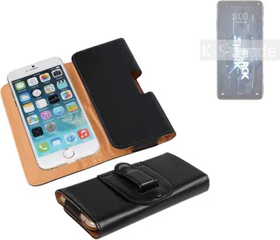 Produktbild von K-S-Trade Schützhülle Handyhülle kompatibel mit Xiaomi Black Shark 5 Pro Holster Gürtel Tasche Schutzhülle Handy-Tasche Smartphone Case