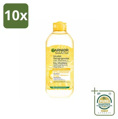 Produktbild von 10 x Garnier SkinActive Micellair Reinigingswater Vitamine C 400 ml - Vorratspackung - 10 Stücke