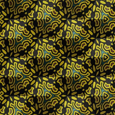 Immagine prodotto di Tessuto di velluto reale in poliestere per cucire - Motivo di decorazione geometrica 2
