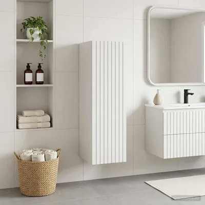 Produktbild von Maison Exclusive - Wandmontierter Badezimmerschrank Weiß 33 x 34,5 x 60 cm