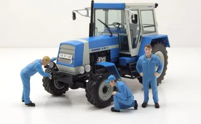 Produktbild von Schuco 1:32 Traktor Fortschritt ZT 323+3 Figuren 450782600