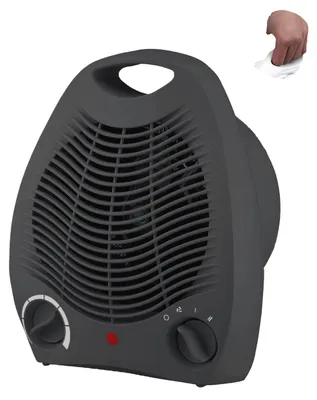 Obrázok produktu pre Prenosný ohrievač s ventilátorom, nastaviteľné kúrenie, univerzálny dizajn, 1000 W – 2000 W, Kebili, čierna – a, 3 kusy ++úspory–c