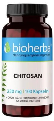 Obrázek produktu pro Chitosan 230 mg – 100 kapslí – Bioherba