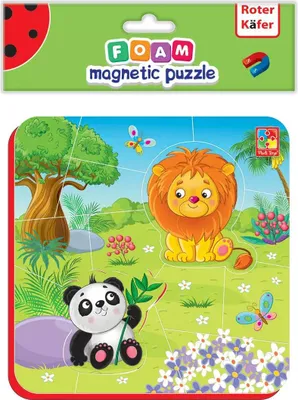 Zdjęcie produktu dla Puzzle piankowe Zoo magnetyczne RK5010-04