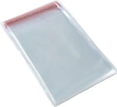 Image de Sachets en plastique avec adhésif 4 x 6 + 2,5 cm, 100 pièces