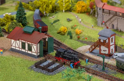 Produktbild von Faller 222108 - 1/160 / N Set Nebenbahnlokschuppen Mit - Neu