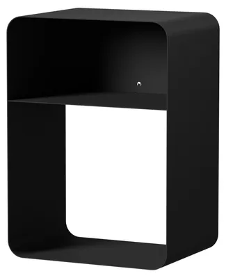 Produktbild von Stehender Nachttisch DAMIO aus Metall | Schwarz| Metallbude, KI-generiertes Bild