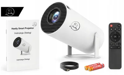 Produktbild von Heelly HY300 Mini Beamer 720p 250 ANSI Android 11 WLAN 5 GHz Bluetooth 5.0 180°