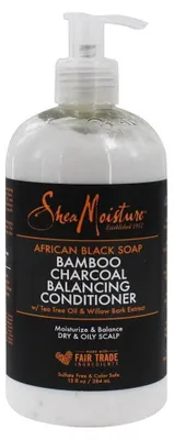 Produktbild von Shea Moisture African Black Soap Conditioner mit Bambuskohle 384 ml