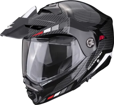 Produktbild von Scorpion ADX-2 Camino Klapphelm (Black Matt/Red,S (55/56))