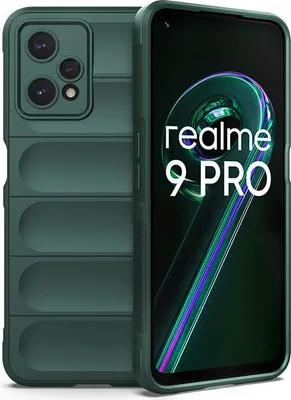 Obrázek produktu pro OPPO Realme 9 Pro Pouzdro, Měkké TPU Silikonové Nárazuvzdorné Ochranné Pouzdro pro OPPO Realme 9 Pro zelené