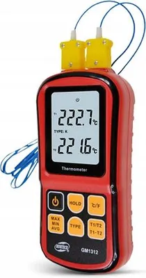 Obrázok produktu pre DIGITÁLNE TERMOMETRE 2x K-TYP-THERMOELEMENT -50 bis 1372