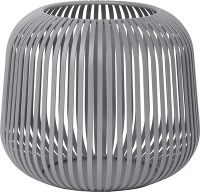 Produktbild von Blomus Laterne LITO Steel Gray small, Indoor Windlicht, Kerzenhalter, Stahl pulverbeschichtet, 17 cm, 66147