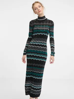 Produktbild von Orsay Schwarzes Damen-Midikleid 1001082A01437__M
