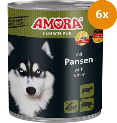 Produktbild von Amora Fleisch Pur Adult Pansen 800 g, Adult, jede Rasse, Pansen, 800 g