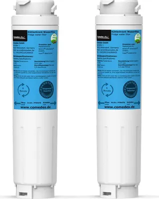 Produktbild von 2er Set Comedes Wasserfilter passend für Bosch und Haier Kühlschränke