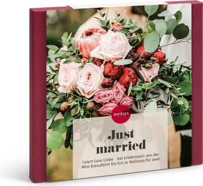 Produktbild von mydays Geschenkbox Just Married; Erlebnis verschenken oder selbst erleben; Gutschein für 2 Person(en)