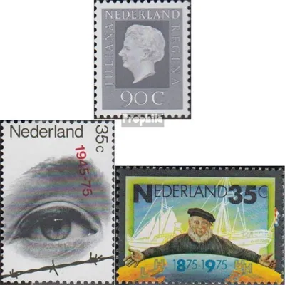 Produktbild von Briefmarken Niederlande 1975 Mi 1047,1052,1053 (kompl.Ausg.) postfrisch Königin Juliana