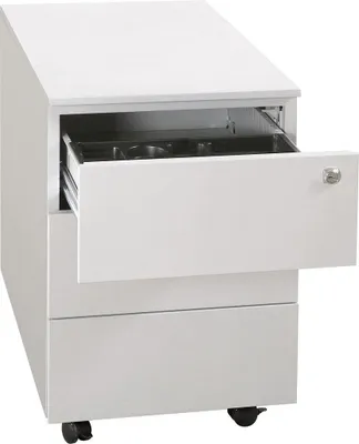 Produktbild von Büro Rollcontainer Bürocontainer 3 Schubladen 62x40x59 RAL7035 Lichtgrau  505940