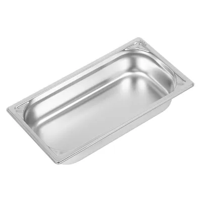 Image de Conteneur GN robuste Vogue 1/3 en acier inoxydable 65 mm