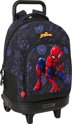 Image de Safta Spider-man Attack Sac à dos à roulettes Noir Noir One Size