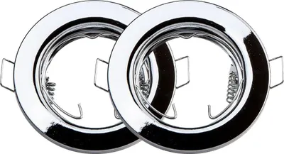 Produktbild von GU10 LED-Strahler - Einbaustrahler - Chrom - IP20