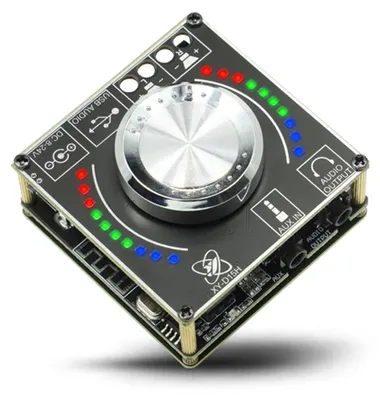 Produktbild von 15 W Stereo-Verstärkerplatine, 12/24 V Lautsprecher, Audio, BT5.1, 3,5 mm AUX, USB-U-Disk-Eingangsverstärkungsmodul, unterstützt Sinilink-Mobiltelefon-APP-Steuerung