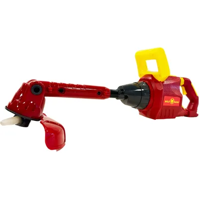 Produktbild von Wolf Garten Rasentrimmer RP010-W Spielzeug-Rasentrimmer mit Batteriebetrieb, Licht- und Geräuscheffekten Spielzeug für Kinder ab 3 Jahren