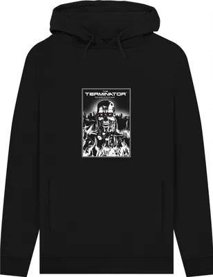 Produktbild von The Terminator - Kapuzenpullover für Herren/Damen Uni PN1589 (L) (Schwarz)