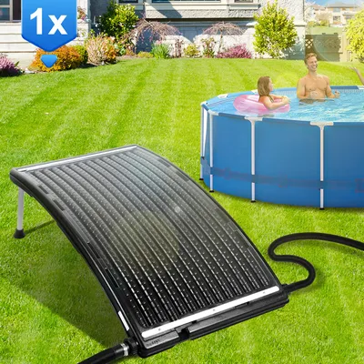 Immagine prodotto di Jopassy riscaldatore solare collettore solare per acqua calda piscina collettore solare capacità fino a 15 litri 1 pezzo 110x69x14cm