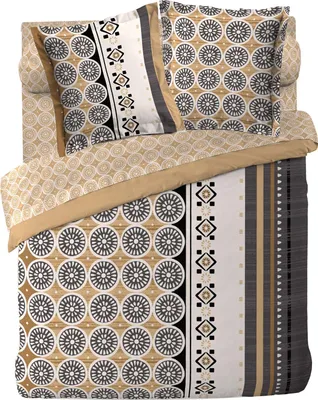Image de Housse de couette coton 6 pieces 220 x 240 cm Geo-Janima