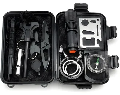 Obrázok produktu pre Survival Kit STS005 - Čierna pre outdoor aktivity KP39544