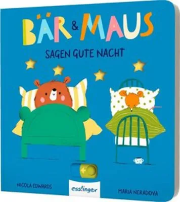 Obrázok produktu pre Kinderbuch Bär & Maus Schiebe-Pappbuch Alltag entdecken für die Abendroutine ab 18 Monaten