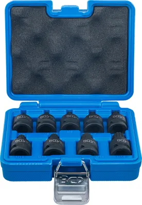 Image de BGS Jeu de douilles à embout de force Entraînement Carré intérieur 12,5 mm (1/2") Denture intérieure (pour XZN) M4 - M16 9pcs - 5487