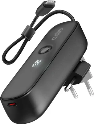Produktbild von SBS TETRBB5000PD20, 5000 mAh, Lithium-Ion (Li-Ion), 3,6 V, Schwarz