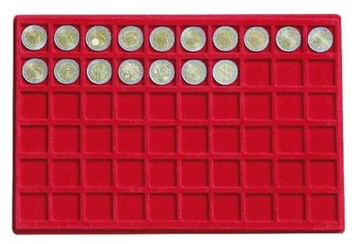 Produktbild von Lindner 2329-60 Tableau für 60 Münzen bis 27 mm Ø