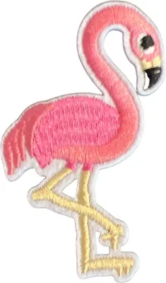 Produktbild von Flamingo-Emblem-Applikations-Patch zum Aufbügeln