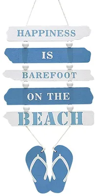 Productafbeelding van Houten Wanddecoratie met Strandthema