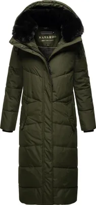 Navahoo Damen Winterjacke Winter Steppmantel Parka Mantel
