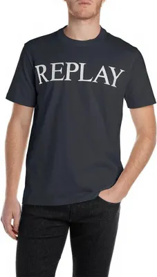Immagine prodotto di Maglietta da uomo con stampa del logo Replay