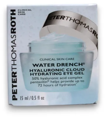 Immagine prodotto di Peter Thomas Roth, Water Drench, Hyaluronic Acid, Firming, Night, Eye Gel, 15 ml