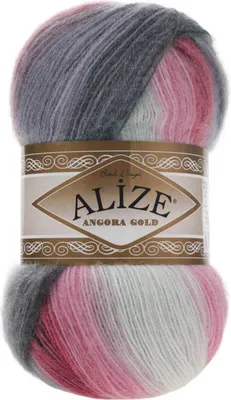 100g Farbverlaufsgarn Alize Angora Gold Batik 1602 Diva