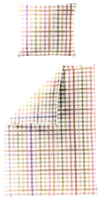 Produktbild von Bierbaum Bettwäsche bunt 1x 135x200 cm + 1x 80x80 cm