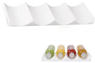 Productafbeelding van Fleshouder voor koelkast - Drankenorganizer - 1 stuk - Wit