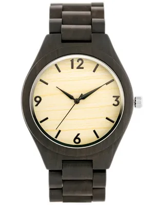 Produktbild von Herrenuhr aus Holz Zx054A, Gehäuse 46x55x10mm, Armbandbreite 24mm, max. Umfang 205mm