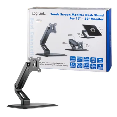 Produktbild von LogiLink Aufstellung - einstellbarer Arm - für LCD-Display - Schwarz - Bildschirmgröße: 43.2-81.3 cm (17″-32″)