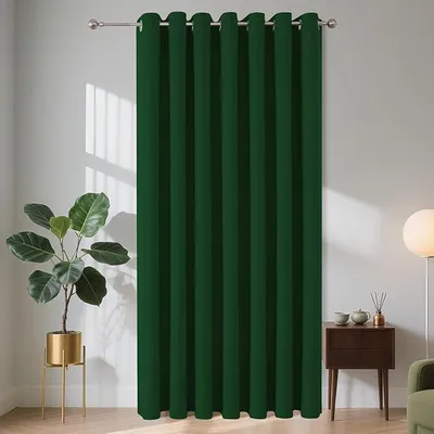 Immagine prodotto di Tende oscuranti, 1 pezzo - Tenda per porta con protezione della privacy - Tenda per porta con passanti - Termiche - Protezione dal freddo - Protezione dal calore