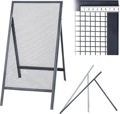 Produktbild von KADAX Bausieb für Sand, Erde, Mauerwerk, 120x60cm, Kies, Maschenweite 10mm