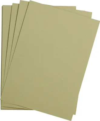 Produktbild von Clairefontaine Zeichenpapier 75x110 cm 10g, Pack. 25 Bogen - Mandelgrün 93684C