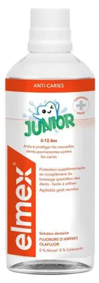 Produktbild von ELMEX Junior Weichspüler mit Kariesschutz für 6-12 Jahre, 400 ml